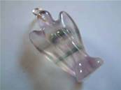 ANGEL PENDANT flourite *. angelpend01