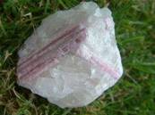 PINK TOURMALINE IN QUARTZ CRYSTAL SPECIMENS. PNKTQ01