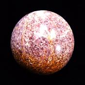 LEPIDOLITE SPHERE.   SP10232POL