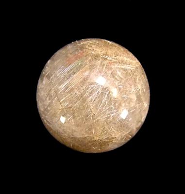 RUTILATED QUARTZ SPHERE.   SP11811POL