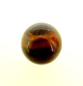 RED TIGERSEYE MINI SPHERE.  SP13121POL