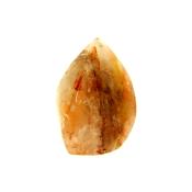 FIRE QUARTZ (RED HEMATIOD QUARTZ) POLISHED FLAME.   SP13603POL