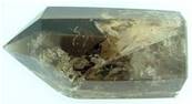 SMOKEY QUARTZ POLISHED POINT SPECIMEN. 143 X 70 X 57MM APROX. 910g. SP1385POL