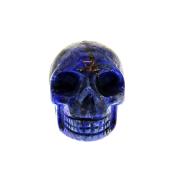 SKULL CARVING IN LAPIS LAZULI.   SP14367POL