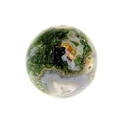 MOSS AGATE GEODE SPHERE.   SP14683POL