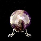 Gemstone Sphere in Fluorite.   SP15257POL