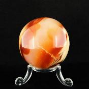 Gemstone Sphere in Carnelian.   SP15735POL 