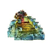 Bismuth Crystal Specimen, (Laboratory Grown).   SP16030