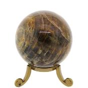 Gemstone Sphere in Black Moonstone.   SP16320POL