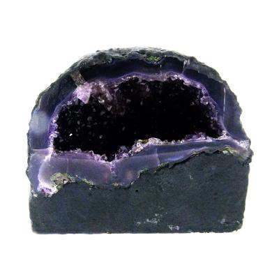 Amethyst With Agate Mini Cave Specimen.   SP16404CAV