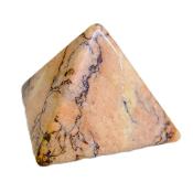 Gemstone Pyramid In Rhodonite.   SP16670POL