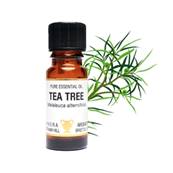 PURE ESSENTIAL OIL - TEA TREE. malaleuca alternifolia. 10ml. 1/3 fl oz us. 40g. SPR1079