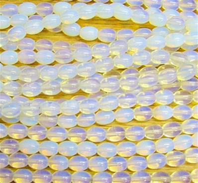OPALITE RICE BEADS ON A STRING. SPR6036