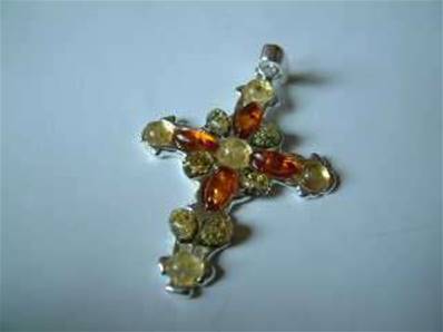 AMBER CROSS PENDANT ref BM2H032002