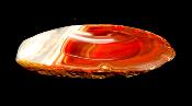 AGATE POLISHED TRINKET OR SOAP DISH.   SP12129POL