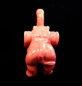 ELEPHANT CARVING IN RHODONITE.   SP12854POL