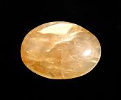 RED HEMATIOD QUARTZ OVAL POLISHED PALMSTONE.   SP12947POL