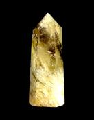 FELDSPAR IN QUARTZ POLISHED POINT SPECIMEN.   SP13095POL