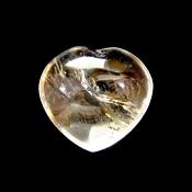 LARGE PUFF HEART IN QUARTZ.   SP13367POL