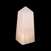 GEMSTONE OBELISK IN MANGANO CALCITE.   SP15023POL