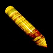 GEMSTONE ROUND SECTION PENCIL POINT IN ONYX.   SP15035POL