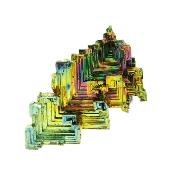 Bismuth Crystal Specimen, (Laboratory Grown).   SP16035