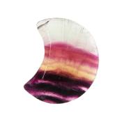 Carving of the Moon in Rainbow Fluorite.   SP16312POL