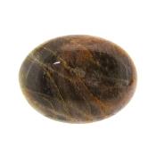 Oval Shape Fully Polished Palm Stone in Black Moonstone.   SP16328POL