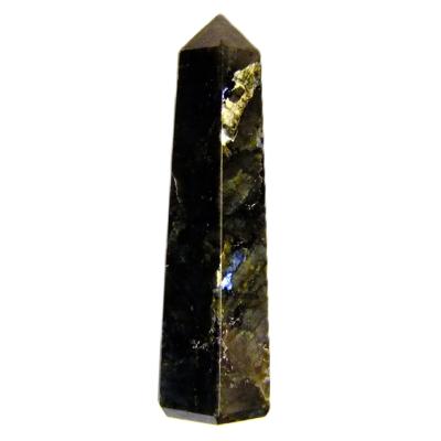 Larvikite Fully Polished Faceted Point/ Tower Specimen.   SP16558POL