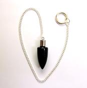 BLUE GOLDSTONE BULLET STYLE HEALING POINT PENDULUM.   SPR12662