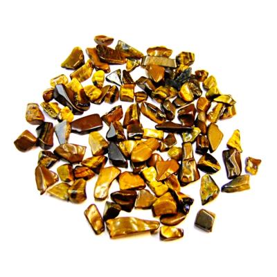 200g BAG OF TIGERSEYE POLISHED CRYSTAL CHIPS.   SPR14390POL