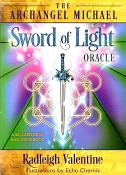 THE ARCHANGEL MICHEAL SWORD OF LIGHT ORACLE CARDS BY RADLEIGH VALENTINE.   SPR14700